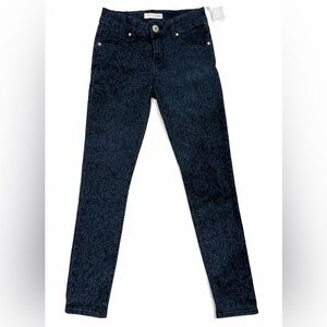 Women's Guess Medium Rise Skinny Patterned Jeans